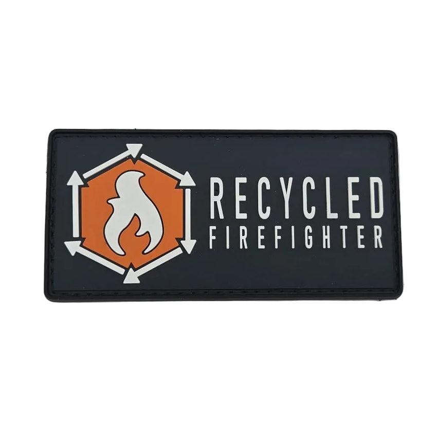 Rubber Velcro Patch detail view by Recycled Firefighter