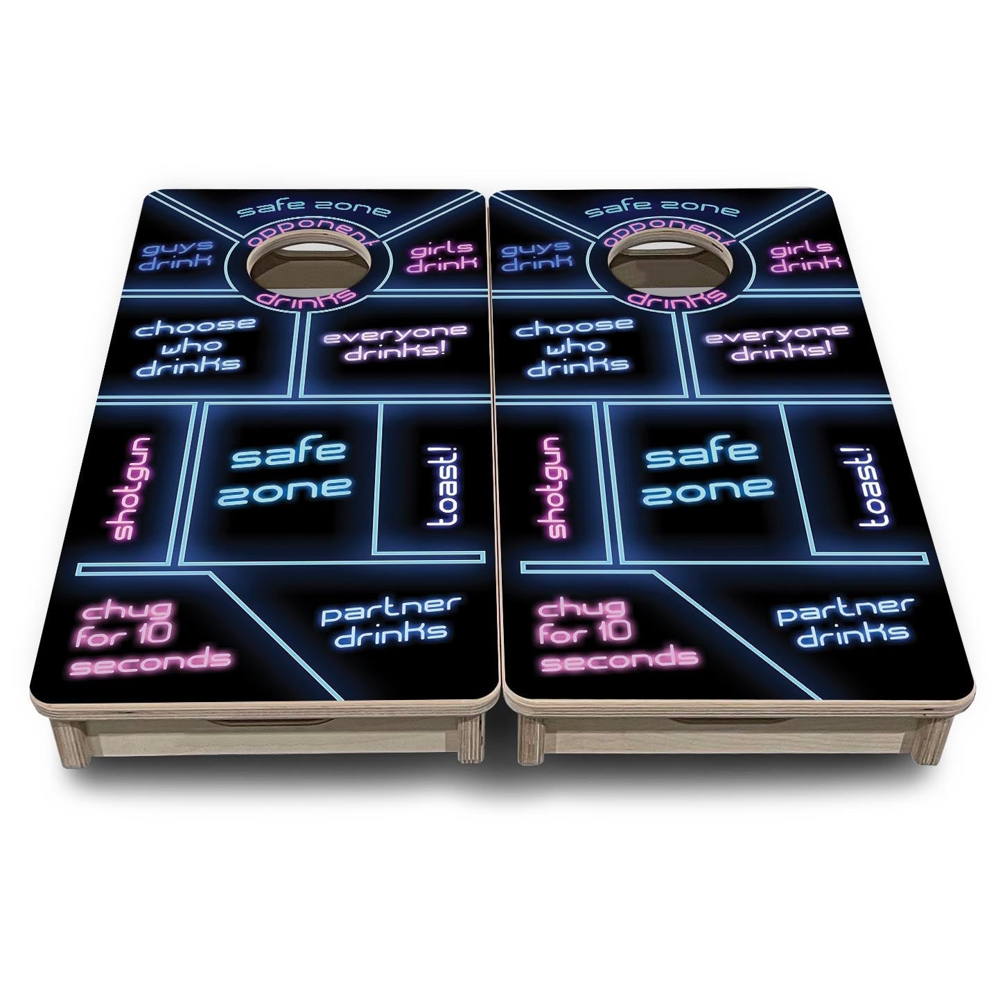 Drinking Game - Mini Cornhole Board Set (12" x 24") with 8 Mini Bags Cornhole Solutions