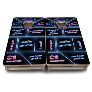 Drinking Game - Mini Cornhole Board Set (12" x 24") with 8 Mini Bags Cornhole Solutions
