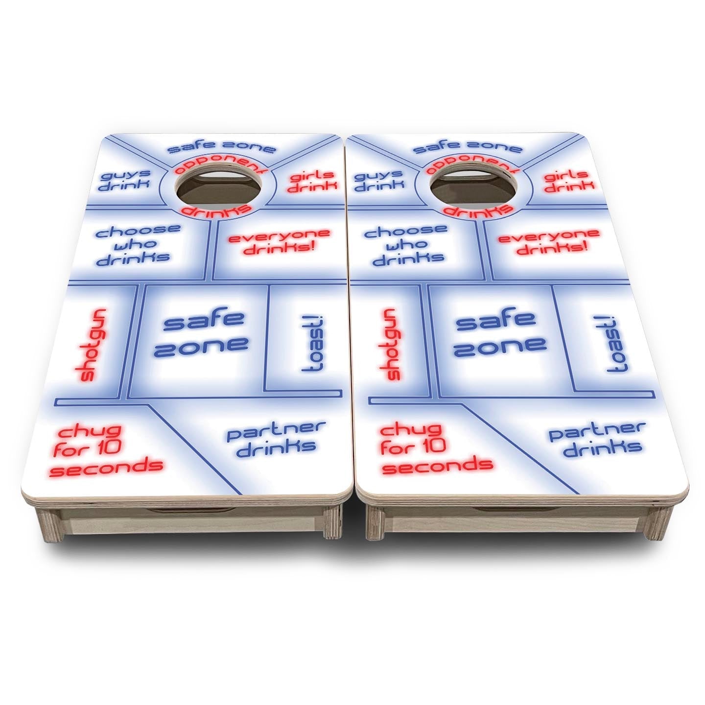 Drinking Game - Mini Cornhole Board Set (12" x 24") with 8 Mini Bags Cornhole Solutions