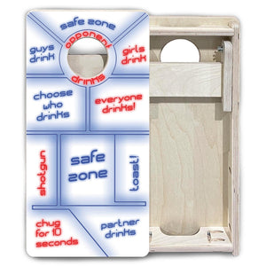 Drinking Game - Mini Cornhole Board Set (12" x 24") with 8 Mini Bags Cornhole Solutions