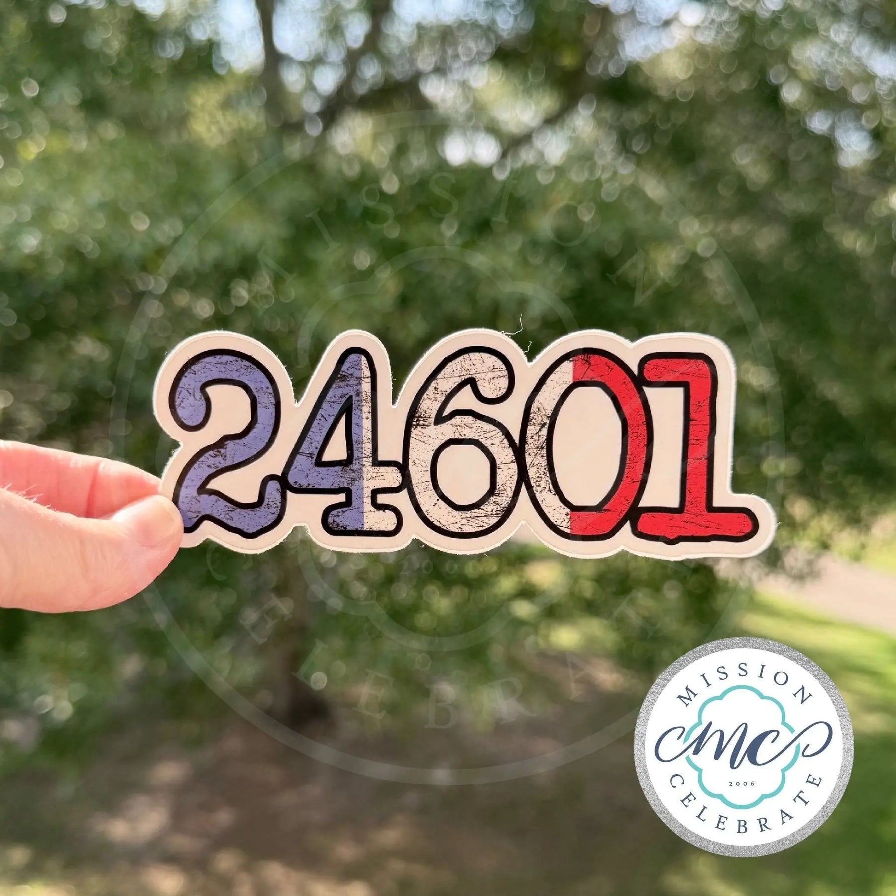 24601 Les Miserables Decal - Jean Valjean Inspired Sticker - Main Street Collective