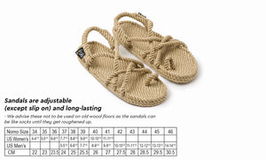 JC Gray Neon Green handmade rope sandals by Nomadic State of Mind, view 2