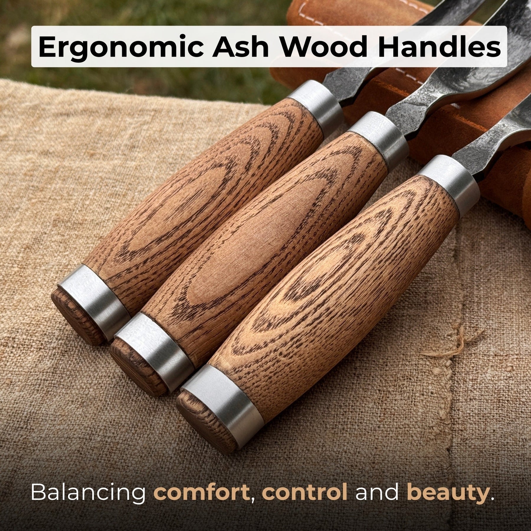 3-Piece Bent Gouge Set