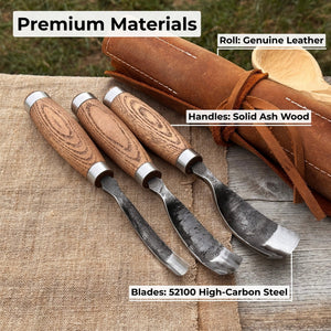 3-Piece Bent Gouge Set