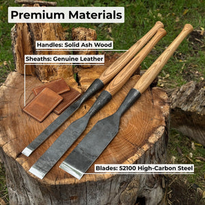 3-Piece Carpenters Slick Chisel Set
