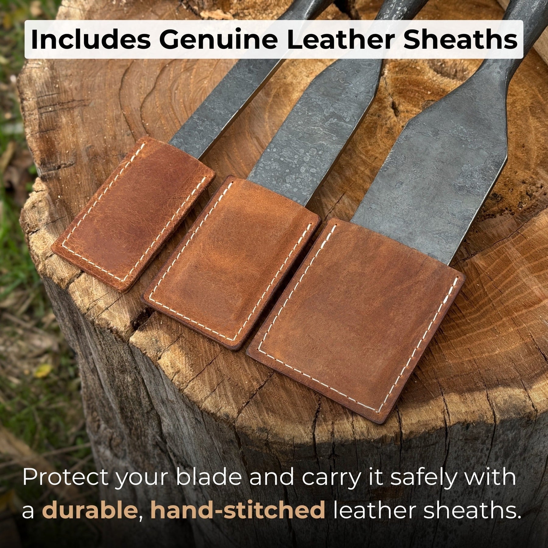 3-Piece Carpenters Slick Chisel Set