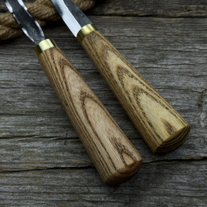 3-Piece Hand-Forged Spoon Carving Tool Set