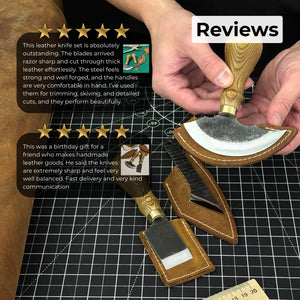 3-Piece Leatherworking Tool Set