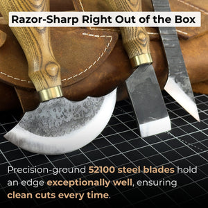 3-Piece Leatherworking Tool Set