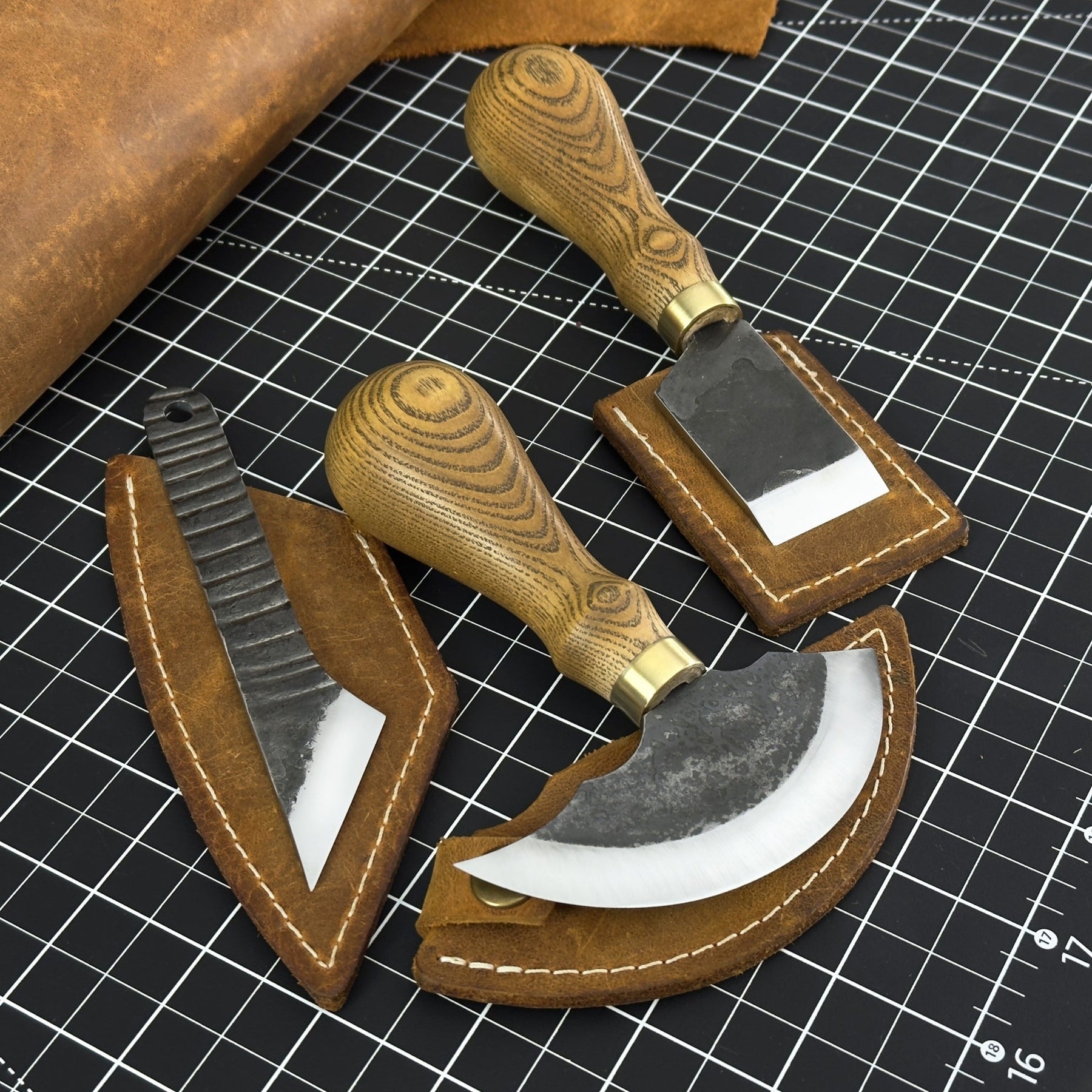 3-Piece Leatherworking Tool Set