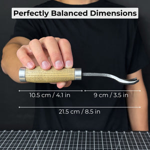 3-Piece Spoon Bent Gouge Set