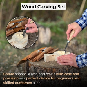 3-Piece Spoon Bent Gouge Set