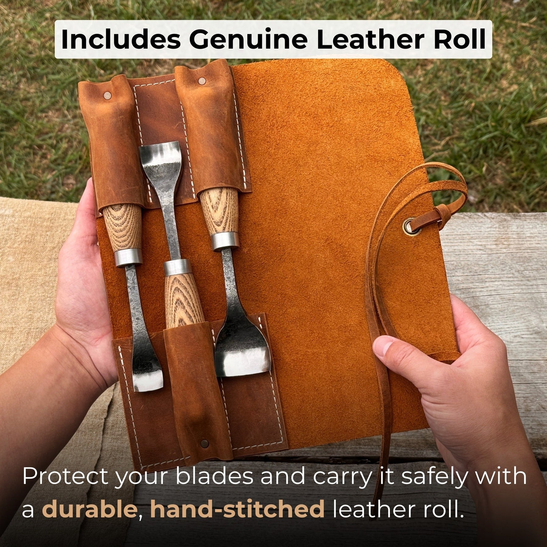 3-Piece Spoon Bent Gouge Set