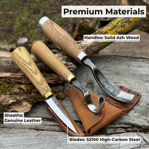 3-Piece Spoon Carving Tool Set