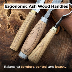 3-Piece Spoon Carving Tool Set