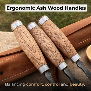 3-Piece Straight Rounded Chisel Set