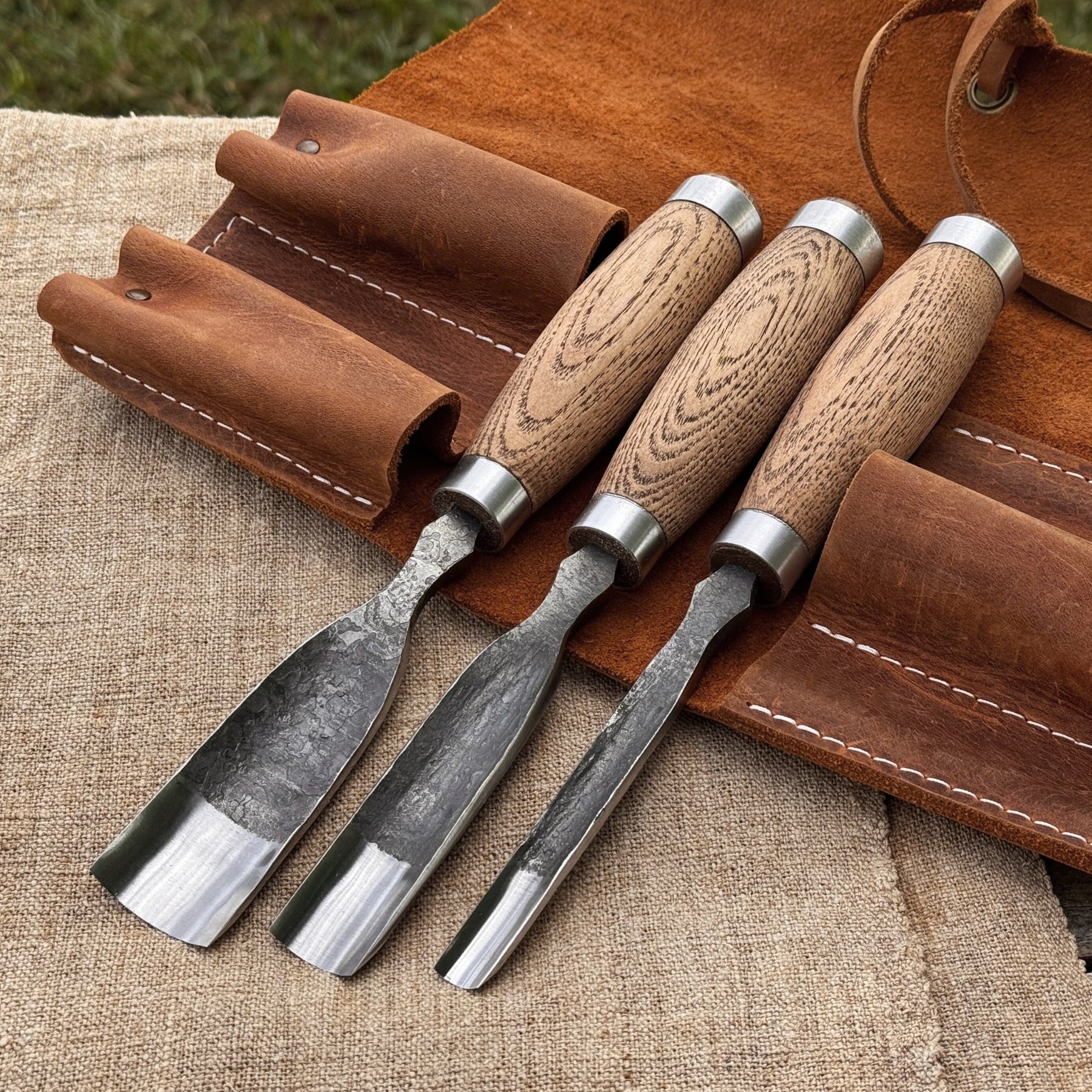3-Piece Straight Rounded Chisel Set