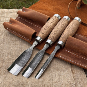 3-Piece Straight Rounded Chisel Set