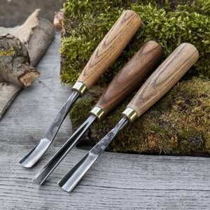 3-Piece Wood Carving Chisel & Gouge Set