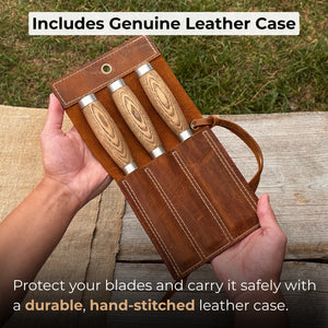 3-Piece Wood Carving Chisel Set