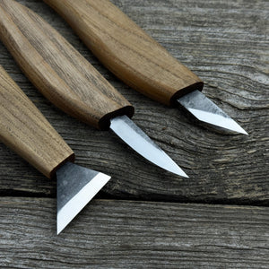 3-Piece Wood Carving Knife Set