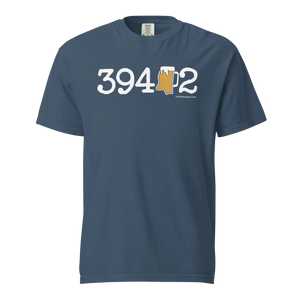 39402 Hattiesburg, Mississippi Zip Code Beer Mug Tee - COMFORT COLORS BRAND TEE Drink Beer Gear
