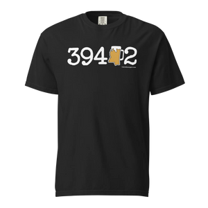39402 Hattiesburg, Mississippi Zip Code Beer Mug Tee - COMFORT COLORS BRAND TEE Drink Beer Gear