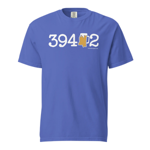 39402 Hattiesburg, Mississippi Zip Code Beer Mug Tee - COMFORT COLORS BRAND TEE Drink Beer Gear