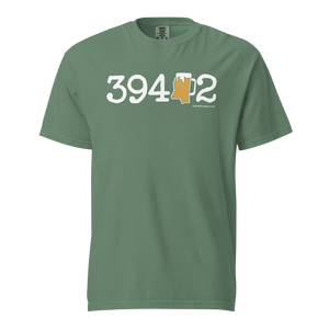 39402 Hattiesburg, Mississippi Zip Code Beer Mug Tee - COMFORT COLORS BRAND TEE Drink Beer Gear