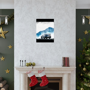 Nissan GTR water color Matte Vertical Posters