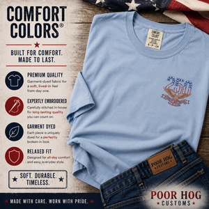 Embroidered 250th Anniversary USA Eagle Shirt