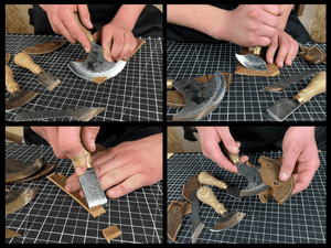4-Piece Leatherworking Tool Set
