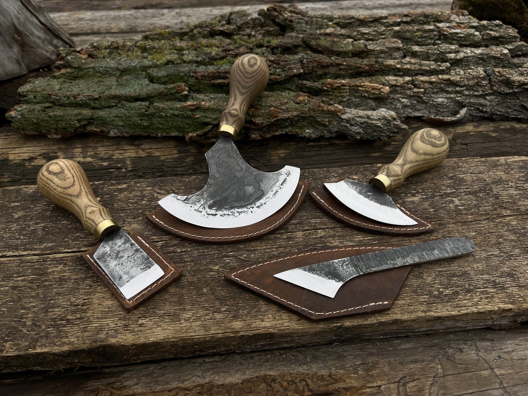 4-Piece Leatherworking Tool Set