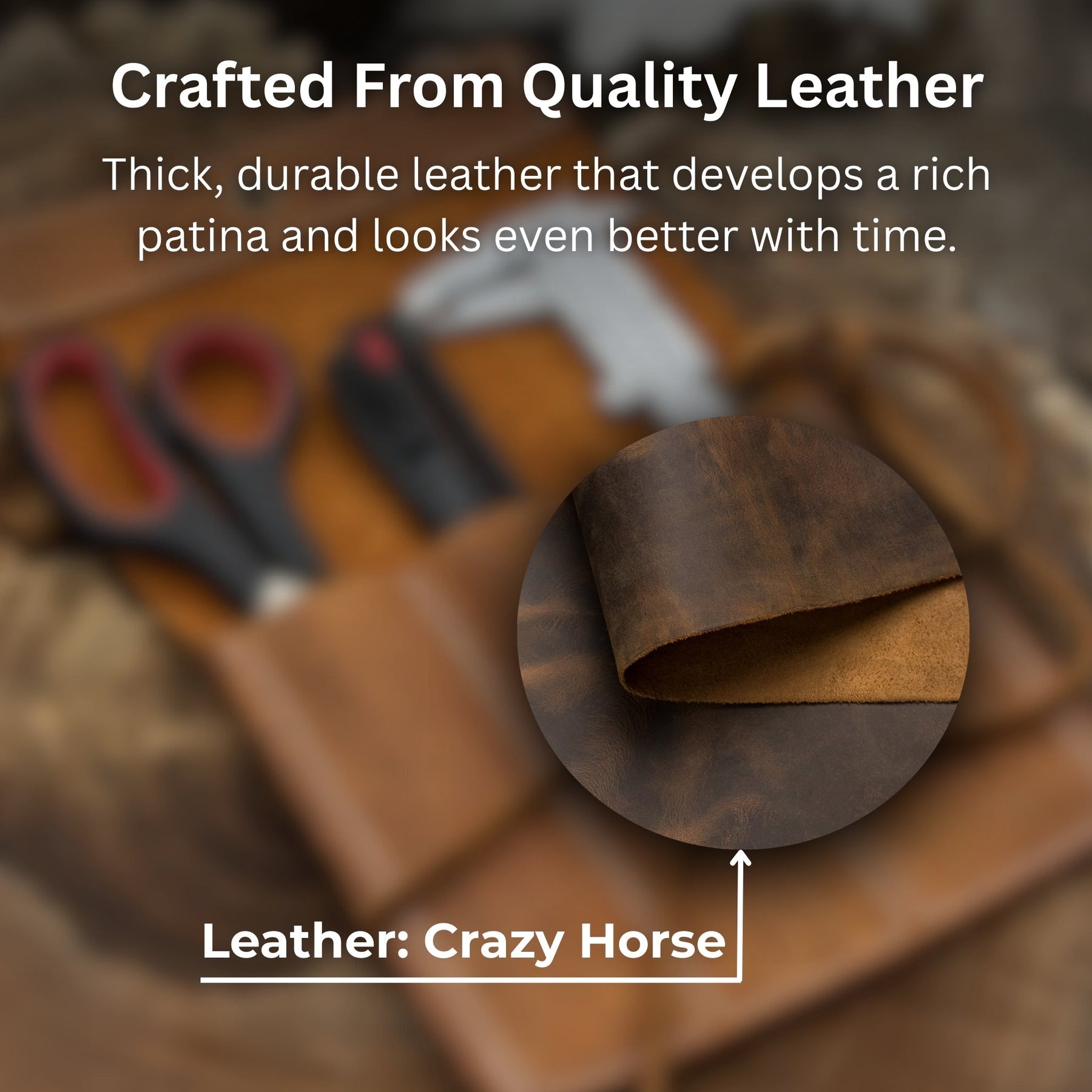 4 Pocket Leather Chisel Roll