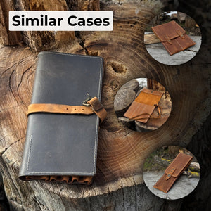 4 Pocket Leather Tool Roll for Carving Tools
