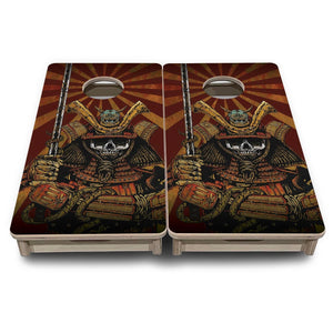 Samurai - Mini Cornhole Board Set (12" x 24") with 8 Mini Bags Cornhole Solutions