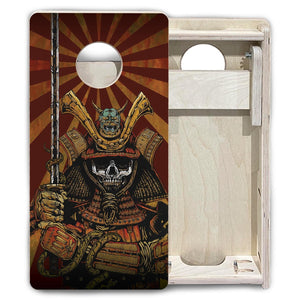 Samurai - Mini Cornhole Board Set (12" x 24") with 8 Mini Bags Cornhole Solutions