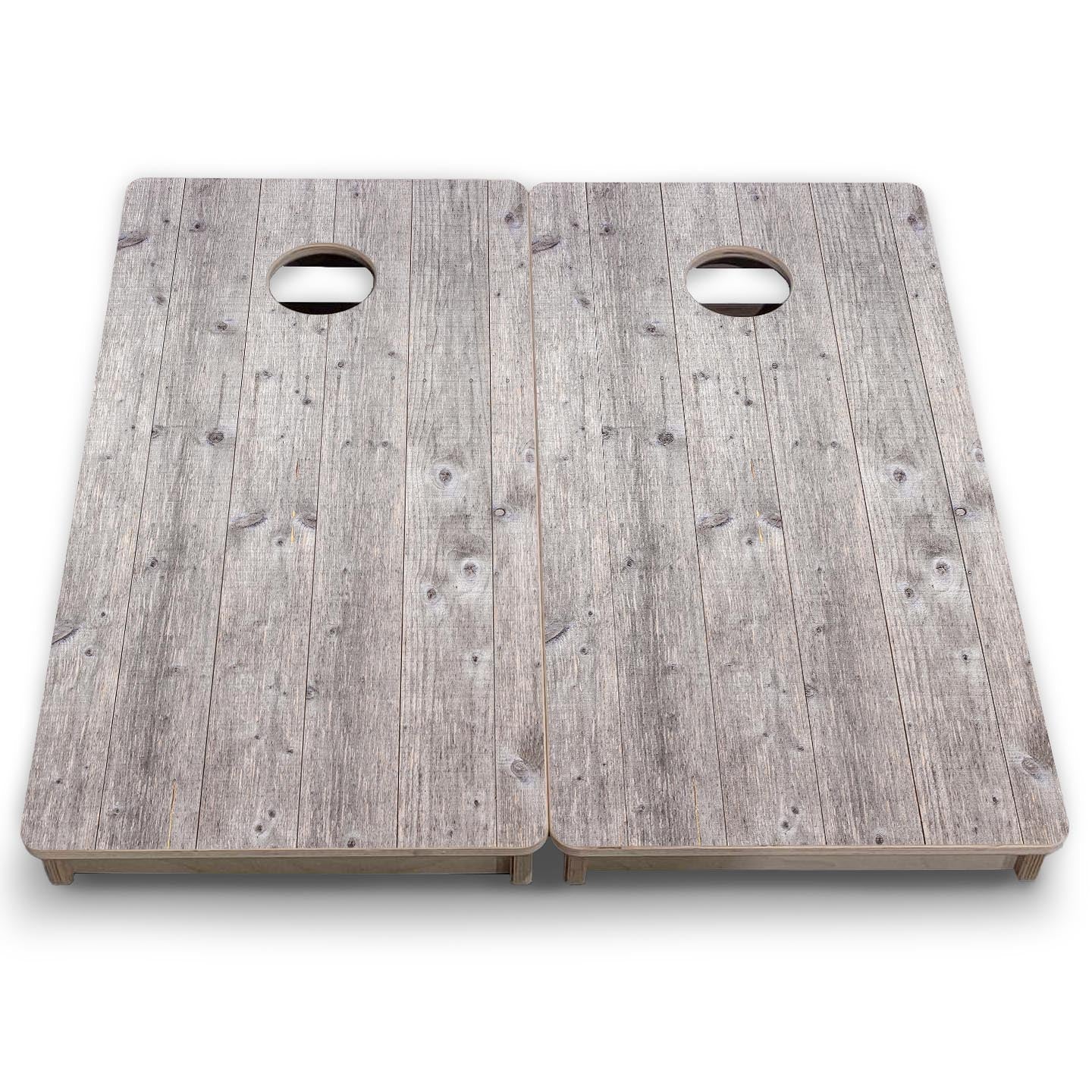 Grey Driftwood - Mini or Vacation Size Cornhole Boards Cornhole Solutions
