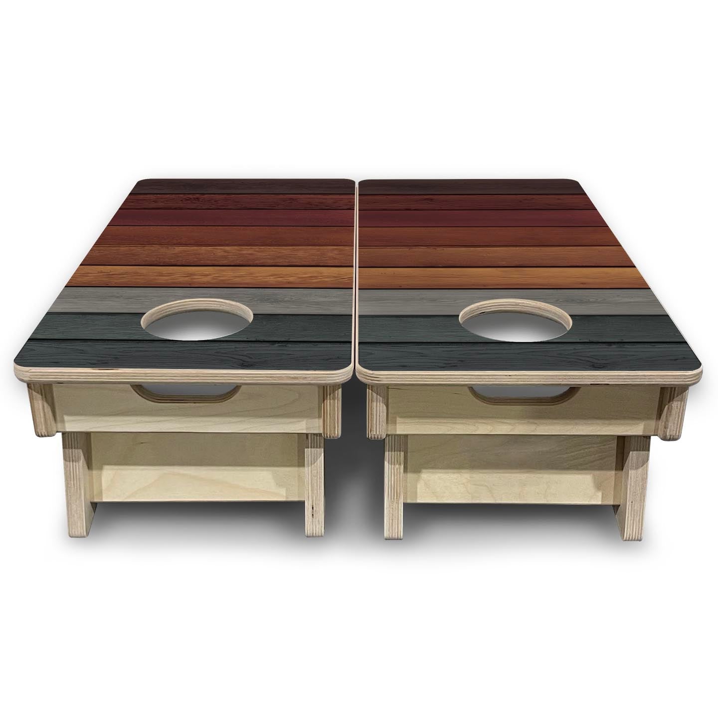 Smoked Timber - Mini or Vacation Size Cornhole Boards Cornhole Solutions
