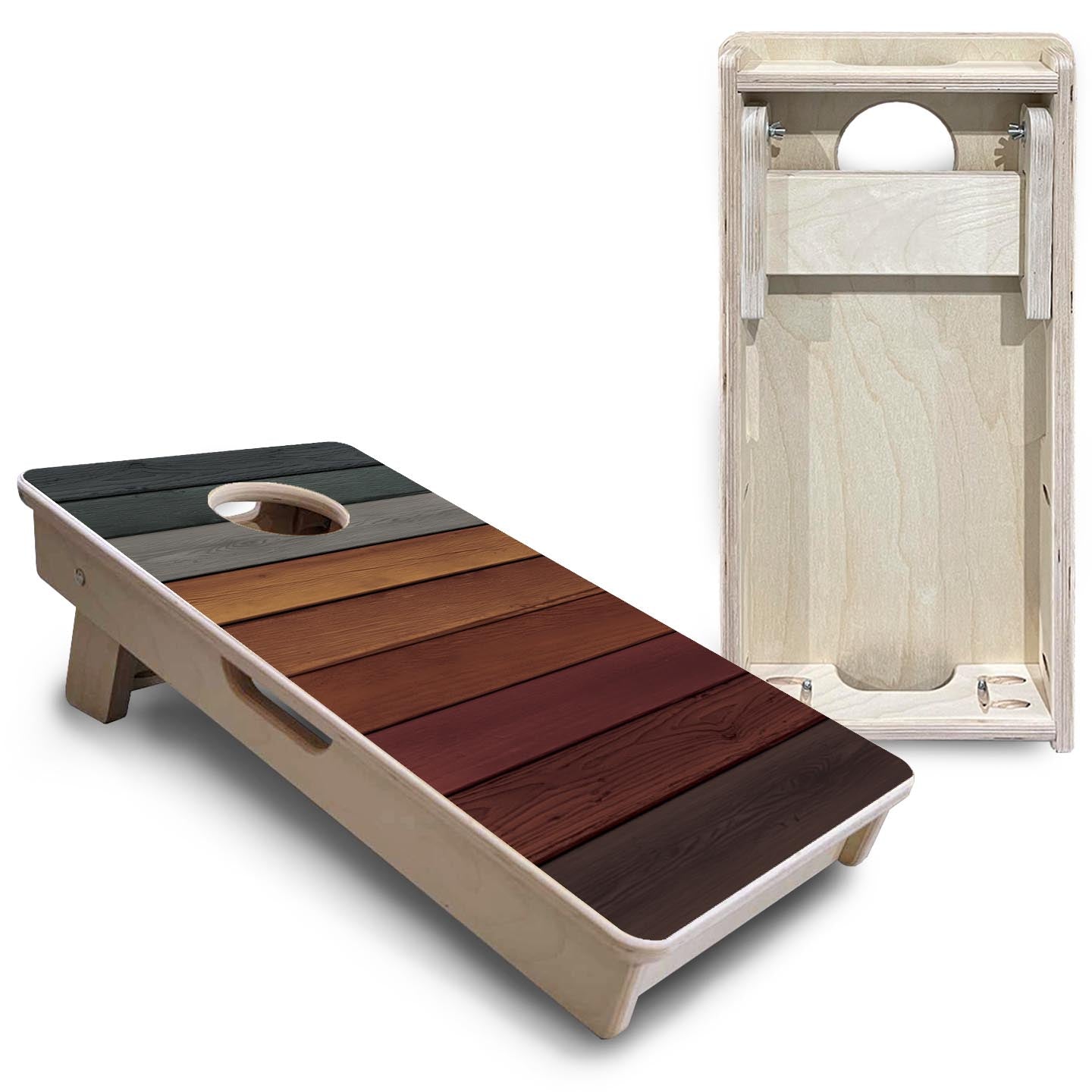 Smoked Timber - Mini or Vacation Size Cornhole Boards Cornhole Solutions