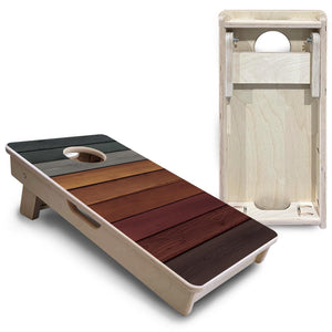Smoked Timber - Mini or Vacation Size Cornhole Boards Cornhole Solutions