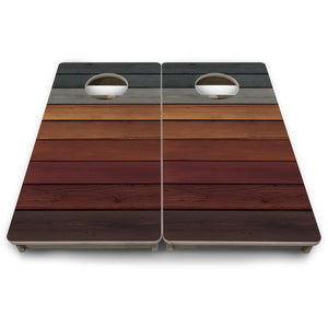 Smoked Timber - Mini or Vacation Size Cornhole Boards Cornhole Solutions