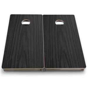 Dark Grey Wood - Mini or Vacation Size Cornhole Boards Cornhole Solutions