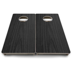 Dark Grey Wood - Mini or Vacation Size Cornhole Boards Cornhole Solutions