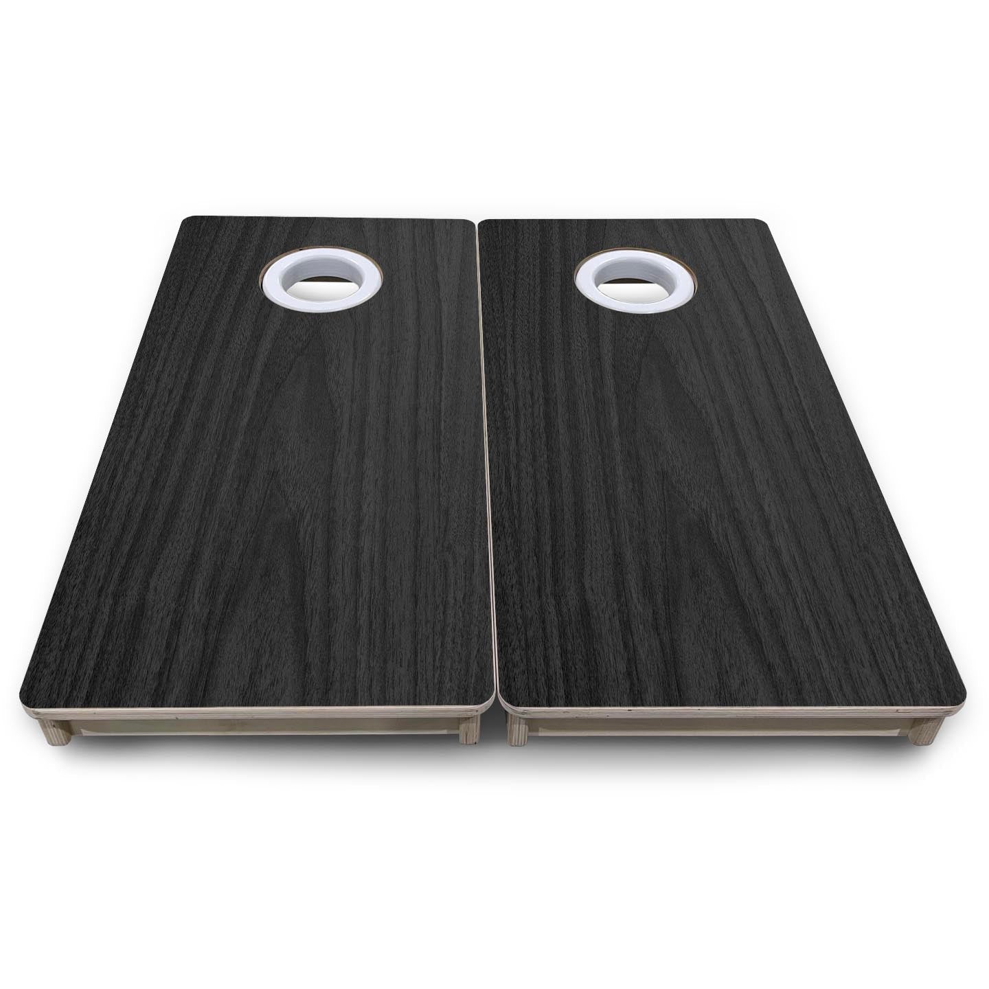 Dark Grey Wood - Mini or Vacation Size Cornhole Boards Cornhole Solutions