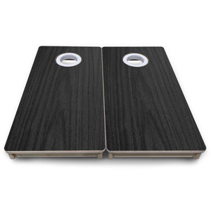 Dark Grey Wood - Mini or Vacation Size Cornhole Boards Cornhole Solutions