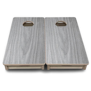 Light Grey Wood - Mini or Vacation Size Cornhole Boards Cornhole Solutions