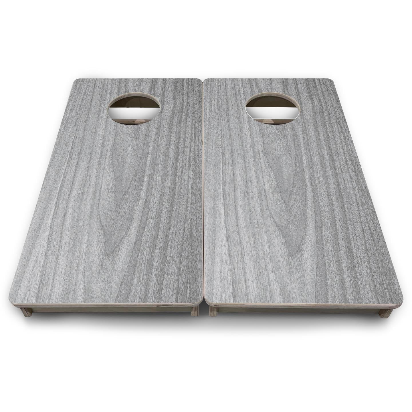 Light Grey Wood - Mini or Vacation Size Cornhole Boards Cornhole Solutions