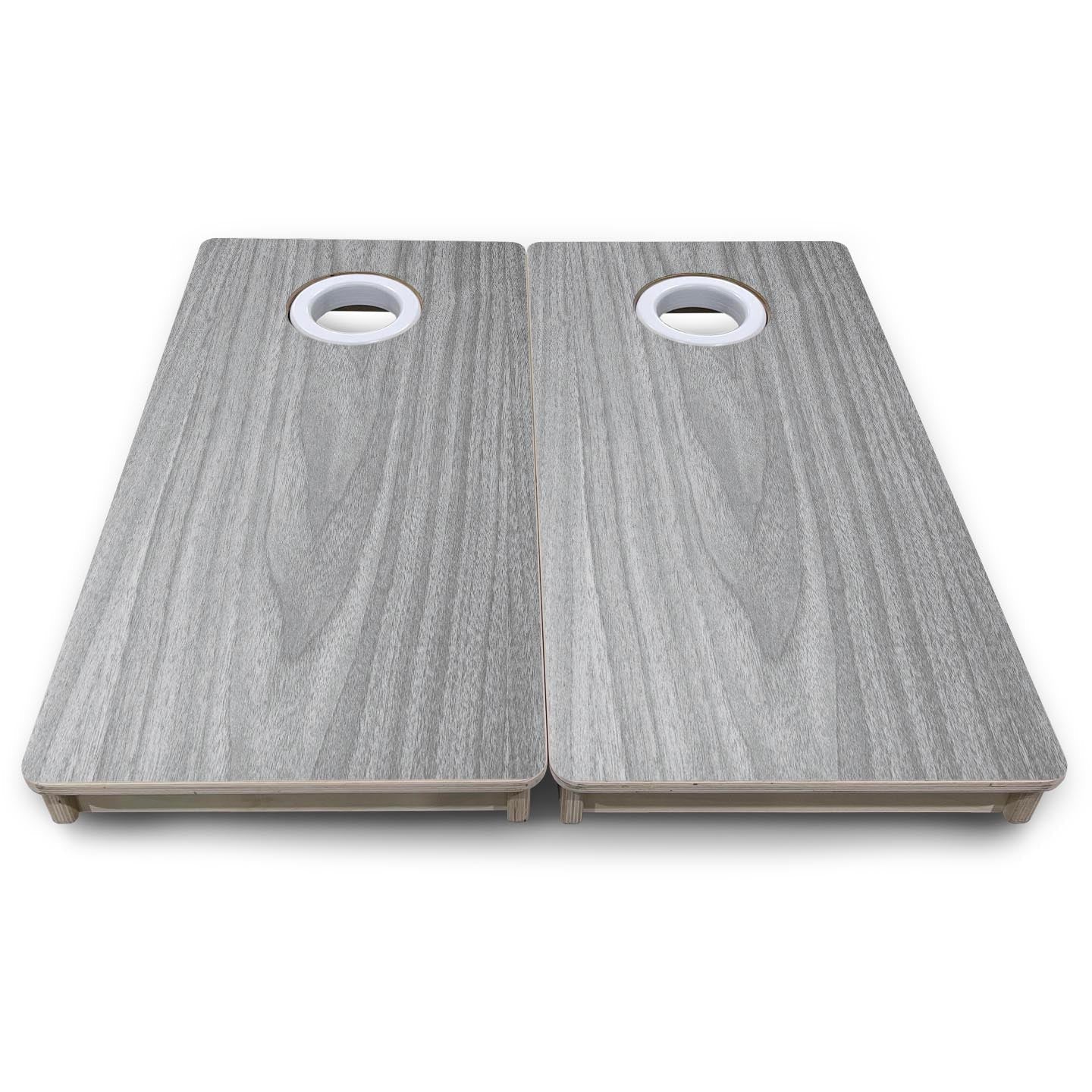 Light Grey Wood - Mini or Vacation Size Cornhole Boards Cornhole Solutions